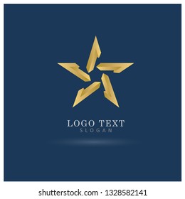 Star Logo. Icon & Symbol Vector Template.