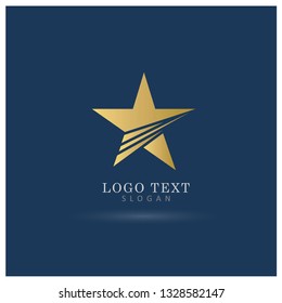 Star Logo. Icon & Symbol Vector Template.