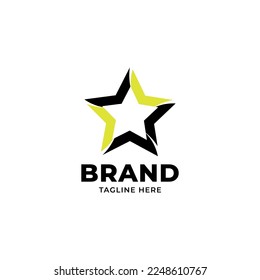 Icono De Logotipo De Estrella Y Plantilla De Logotipo.