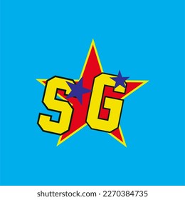 star logo icon and logo template