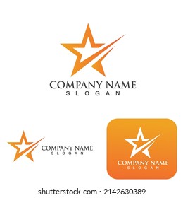 Star logo  icon Template vector