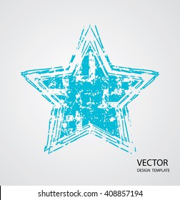 Star Logo Icon. Vector.