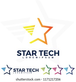 Star logo icon vector. Abstract star icon isolated on white background