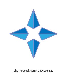 Star logo icon vector design 
