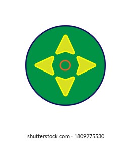 Diseño vectorial de iconos de logotipo de estrella 