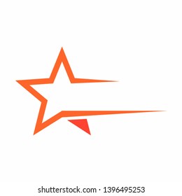 Star logo icon. Vector Illustration