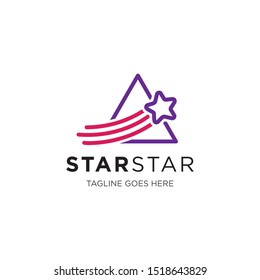 star logo and icon vector illustration design template