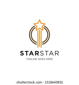 star logo and icon vector illustration design template
