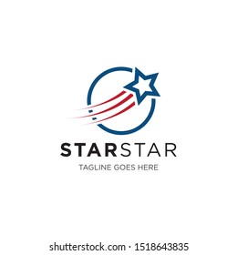 star logo and icon vector illustration design template