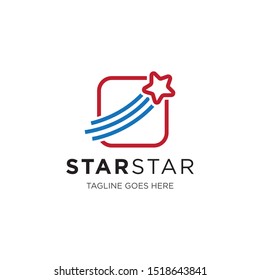 star logo and icon vector illustration design template