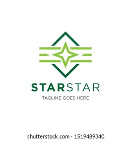 star logo and icon vector illustration design template