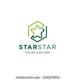 star logo and icon vector illustration design template