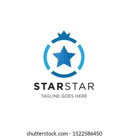 star logo and icon vector illustration design template