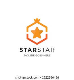 star logo and icon vector illustration design template
