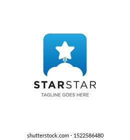 star logo and icon vector illustration design template