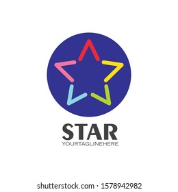 star logo icon vector illustration design