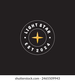 diseño de Plantilla de Ilustración vectorial de logotipo de estrella