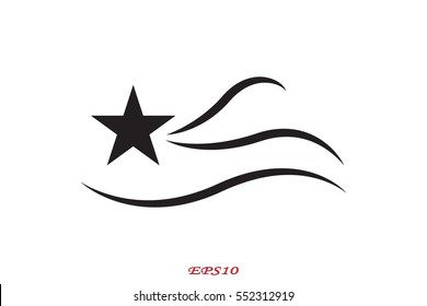 star logo, icon, vector illustration eps10
