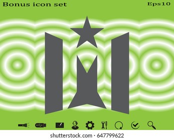 star logo, icon, vector illustration eps10