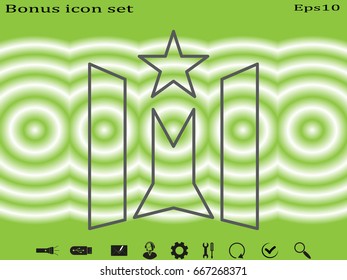 star logo, icon, vector illustration eps10
