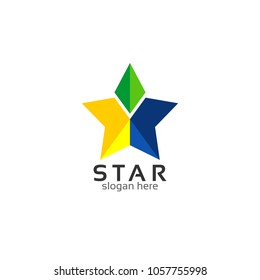 star logo icon vector illustratipon isolated image design template with white background
