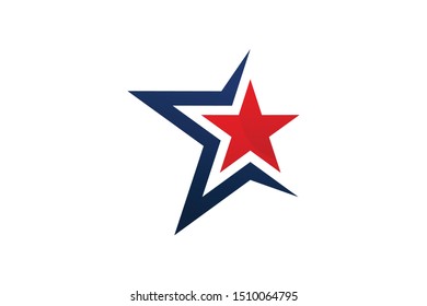 star logo icon vector isolated
