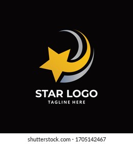 Icono de logotipo de estrella aislado