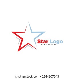 Star logo icon vector template.