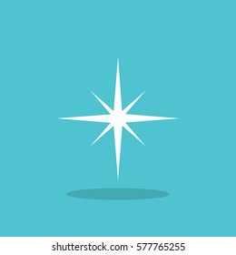 Star logo icon for web design