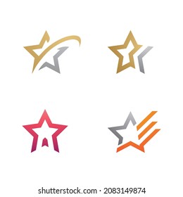 Star Logo Icons Template Vector Illustration Design