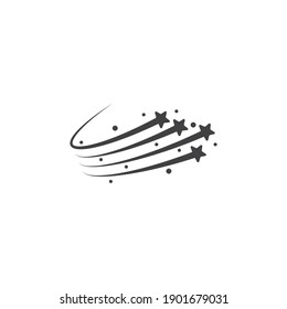 Diseño vectorial de ilustración de logotipo estrella