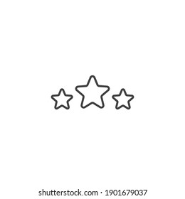 Diseño vectorial de ilustración de logotipo estrella