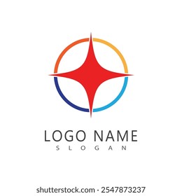 Design vetorial da ilustração do logotipo da estrela