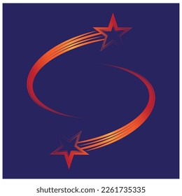 Diseño de símbolo y vector de ilustración del logotipo de estrella