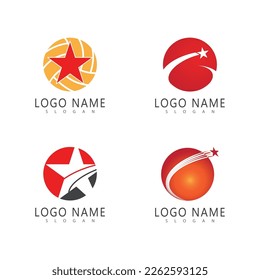 Sterne-Logo-Vektorgrafik und Symboldesign