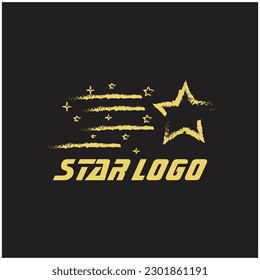Sterne-Logo-Vektorgrafik und Symboldesign
