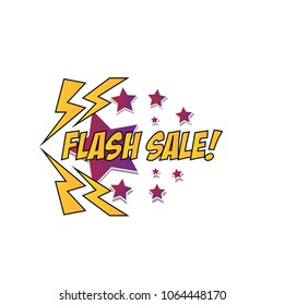 star logo label with text for event or holidays