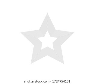 Logo de Star. Icono, signo, símbolo, diseño plano, botón, web. vector - ilustración eps 10.