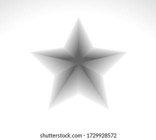 Star logo. Star lined icon, sign, symbol, Flat design, button, web. vector - illustration eps 10.