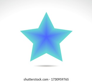Star logo. Star lined icon, sign, symbol, Flat design, button, web. vector - illustration eps 10.