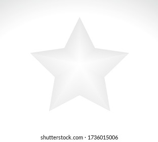 Star logo. Star lined icon, sign, symbol, Flat design, button, web. vector - illustration eps 10.