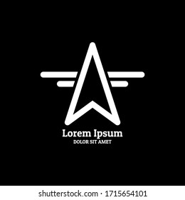 Sternzeichen. Luxuriöses und elegantes Logo. Logo-Design im modernen und minimalistischen Stil