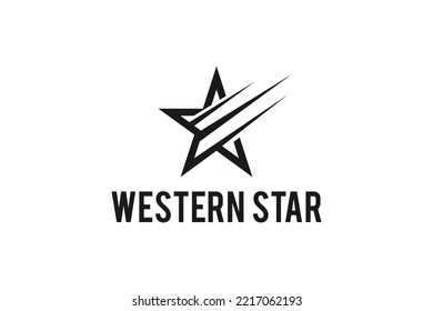 Star logo motion icon symbol stars element vector