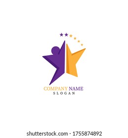 Star logo on a white background
