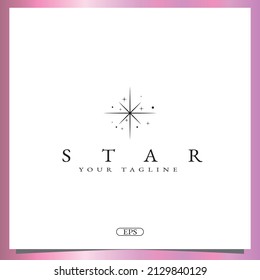 Star logo premium elegant template vector eps 10