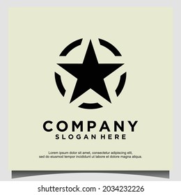 símbolo de clasificación de logotipo estrella