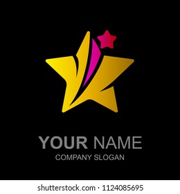 Star logo with simple look and look good, logo ready to use