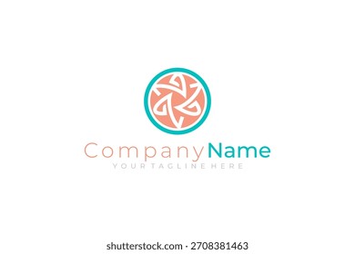 Logotipo de estrella en el espacio con un aspecto simple y atractivo