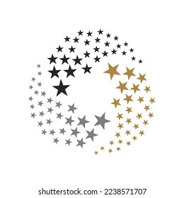 star logo spin icon template
