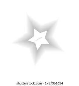 Logo de Star. Símbolo o signo de icono de línea de punto.  Botón de marco de imagen de diseño plano para web. ilustración vectorial eps 10.